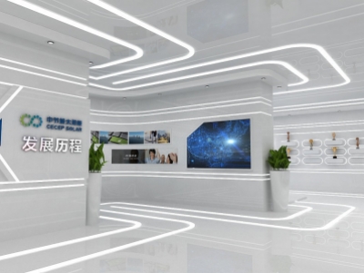 中節(jié)太陽能 展廳裝修設計